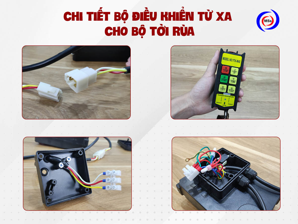 Điều khiển từ xa cho bộ tời rùa Điều khiển từ xa cho bộ tời rùa