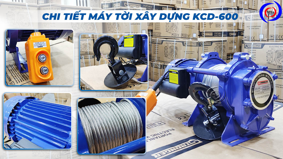 Các bộ phận của tời điện xây dựng KCD-600 Các bộ phận của tời điện xây dựng KCD-600