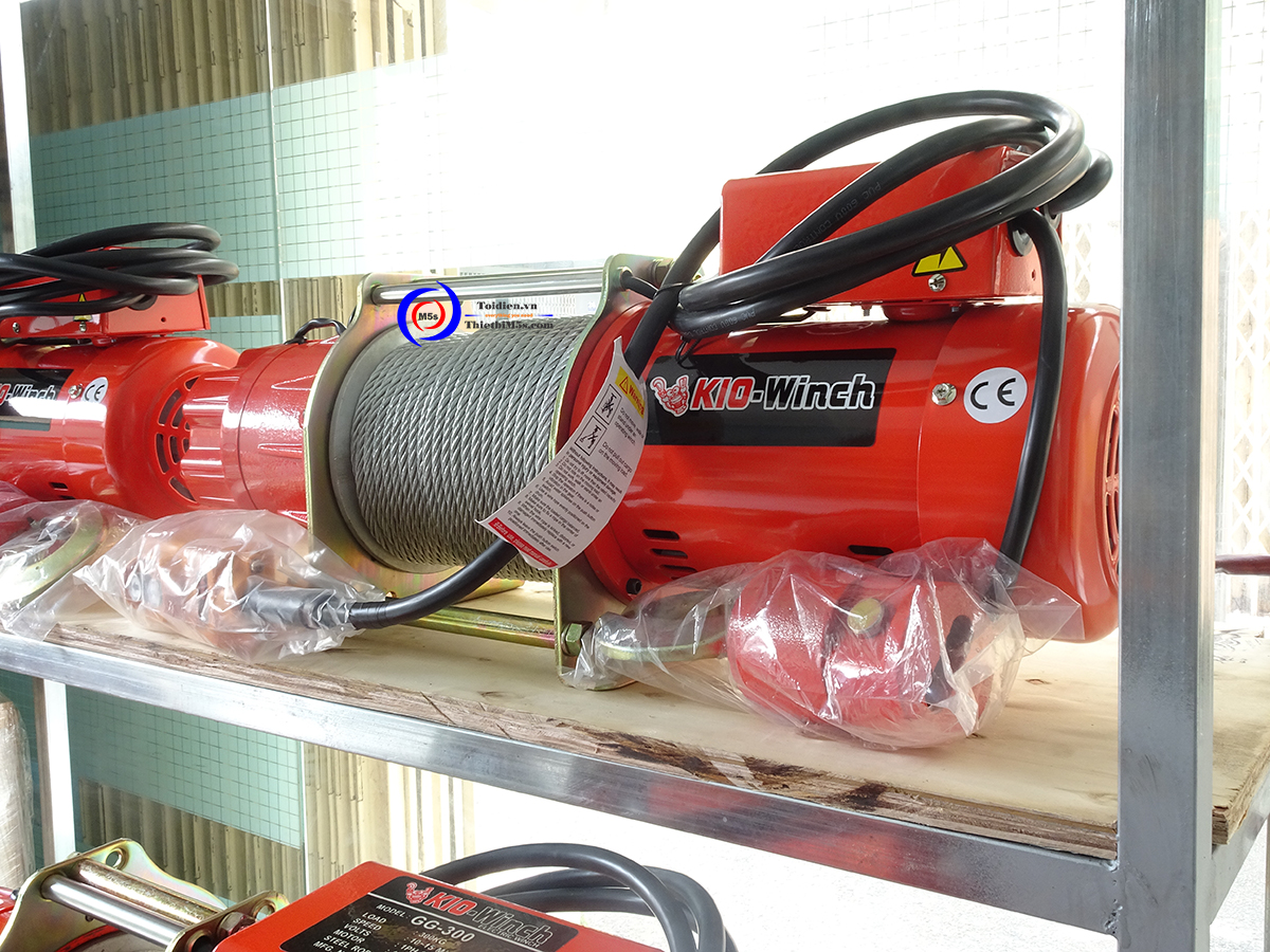 Máy tời điện 300kg KIO Winch TỜI ĐIỆN 300KG KIO WINCH GG-300