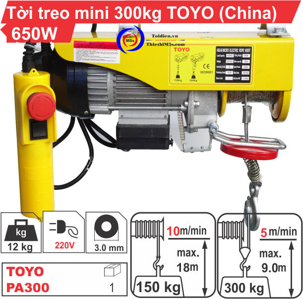 Tời điện mini gia đình