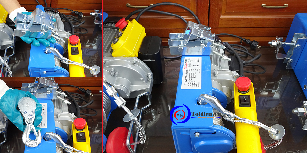 Tời nhanh mini 400kg Stronger TỜI NHANH MINI 200-400KG STRONGER