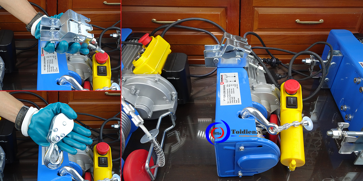 Tời nhanh mini 500kg Stronger TỜI NHANH MINI 250-500KG STRONGER