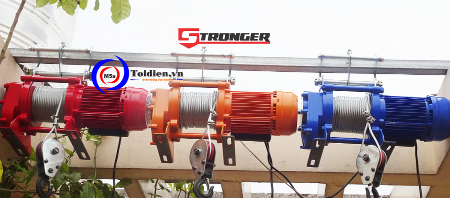 Địa điểm bán tời điện mini chính hãng Địa điểm bán tời điện mini Stronger chính hãng