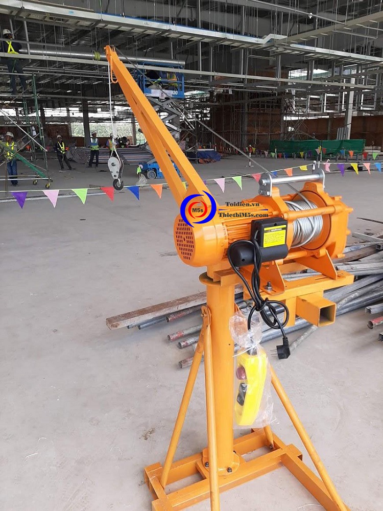 Combo siêu tiện lợi cẩu xoay mini 360 độ và tời nhanh Stronger Combo siêu tiện lợi cẩu xoay mini 360 độ và tời nhanh Stronger