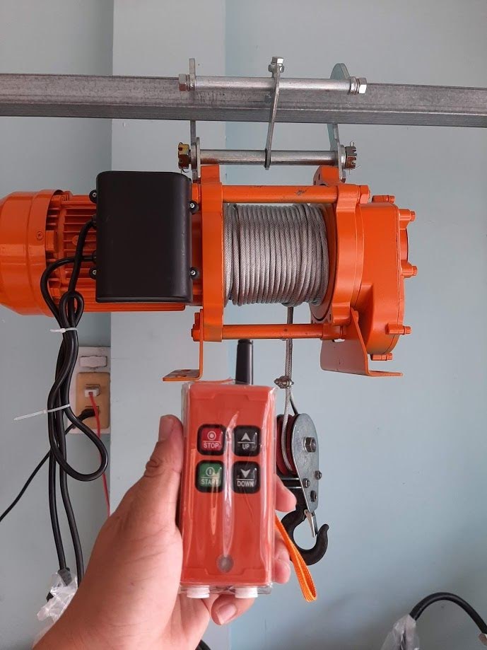 Điều khiển từ xa cho tời điện xây dựng, tời treo mini Điều khiển từ xa cho tời điện xây dựng, tời treo mini