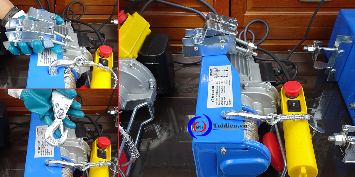 Máy tời điện mini Stronger Máy tời điện mini Stronger