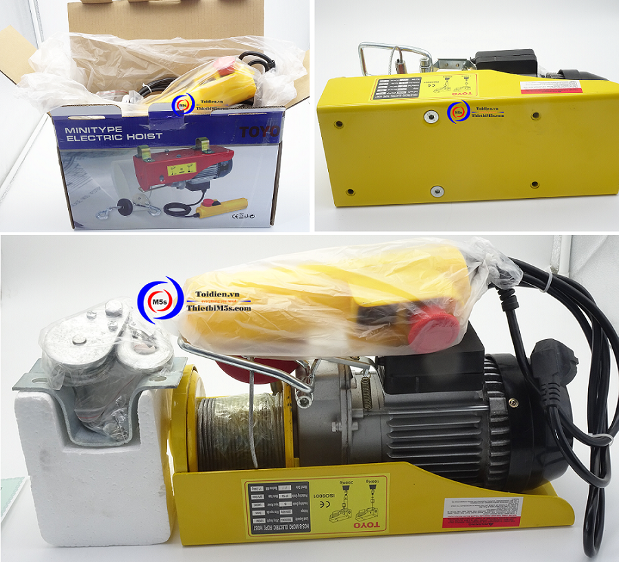 Máy tời điện mini Máy tời điện mini