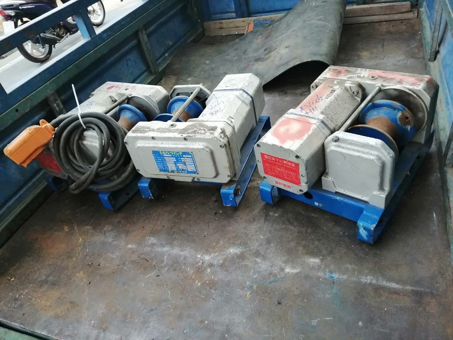 Máy tời điện Nhật bãi Sử dụng máy tời điện 400/800kg Stronger xây dựng thang tải hàng