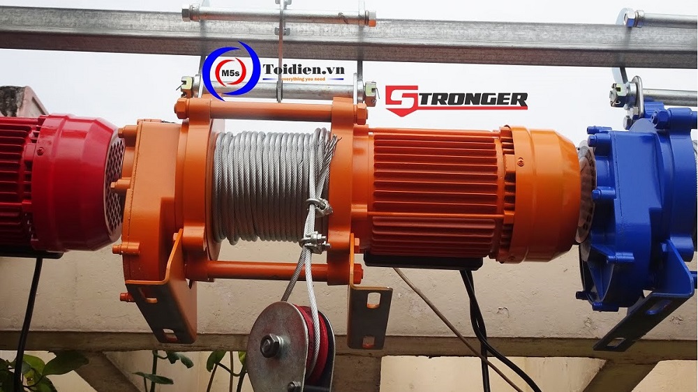 Máy tời nhanh Stronger thay thế tời điện cũ Máy tời nhanh Stronger thay thế tời điện cũ