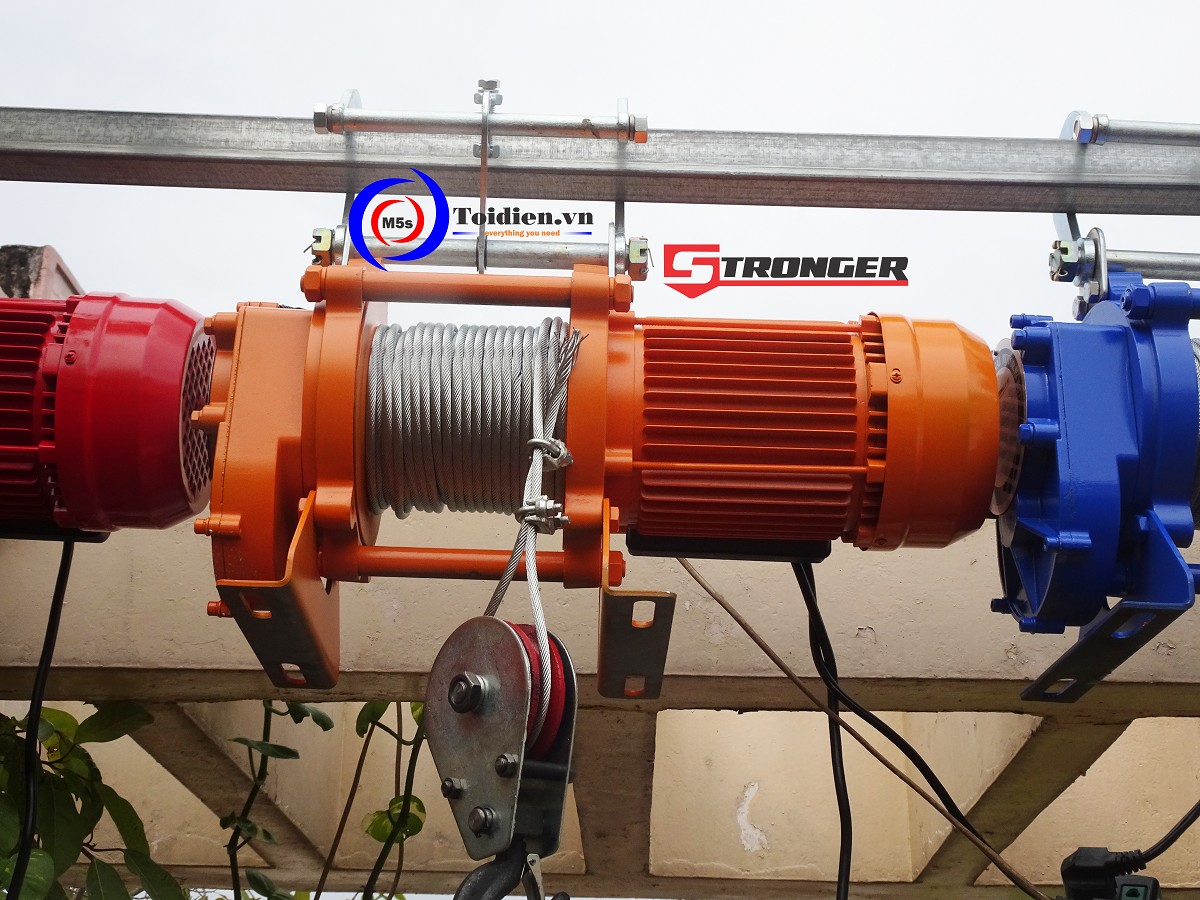 Máy tời nhanh 200-400kg Stronger Rủi ro khi sử dụng máy tời điện Nhật bãi