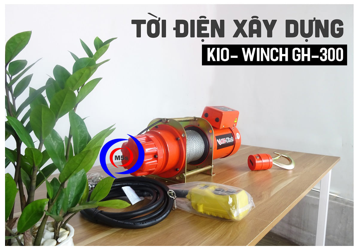 Máy tời nhanh 300kg KIO Winch GH-300 Máy tời nhanh 300kg KIO Winch GH-300