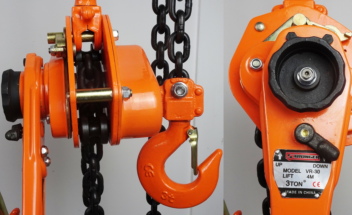 Pa lăng xích lắc tay 3 tấn Stronger Pa lăng xích lắc tay 3 tấn Stronger