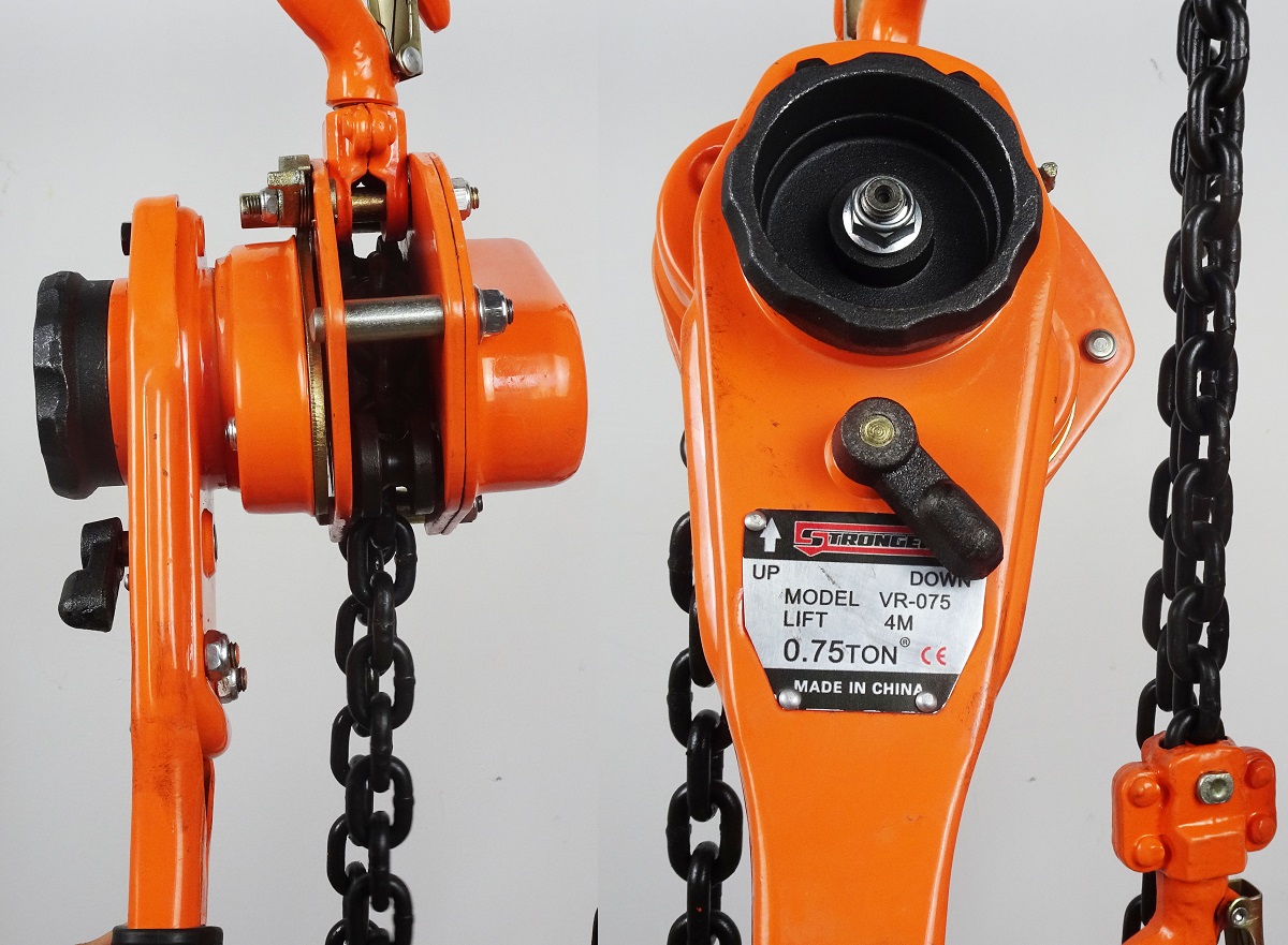 Pa lăng xích lắc tay 750kg Stronger Pa lăng xích lắc tay 750kg Stronger