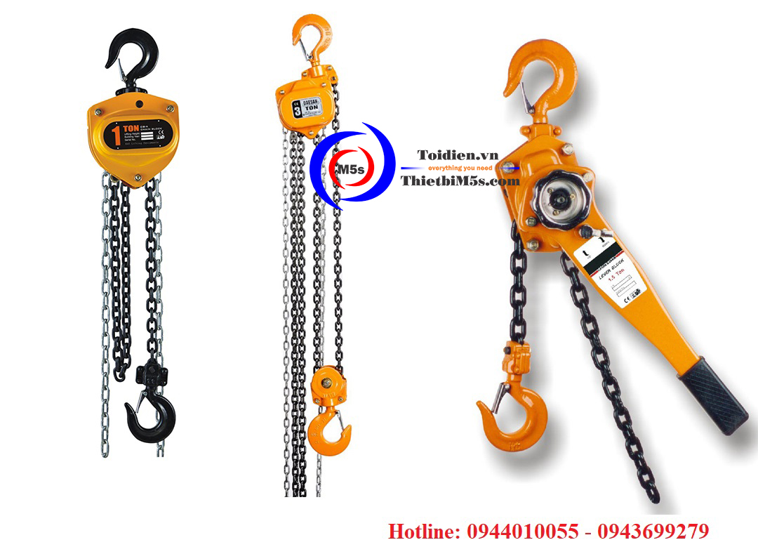 Palang lắc tay và palang kéo tay Palang lắc tay và palang kéo tay