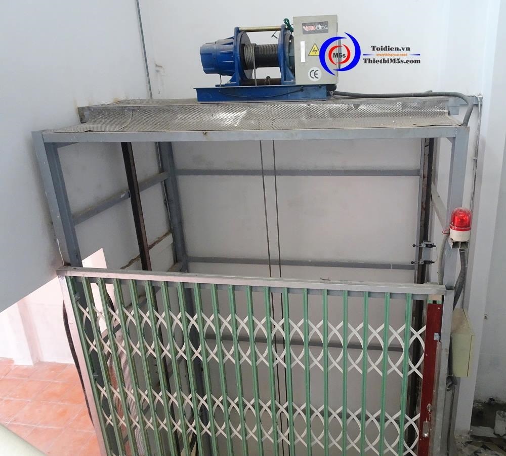 Thang máy nâng hàng sử dụng tời điện kéo mặt đất KIO Winch Thang máy nâng hàng sử dụng tời điện kéo mặt đất KIO Winch