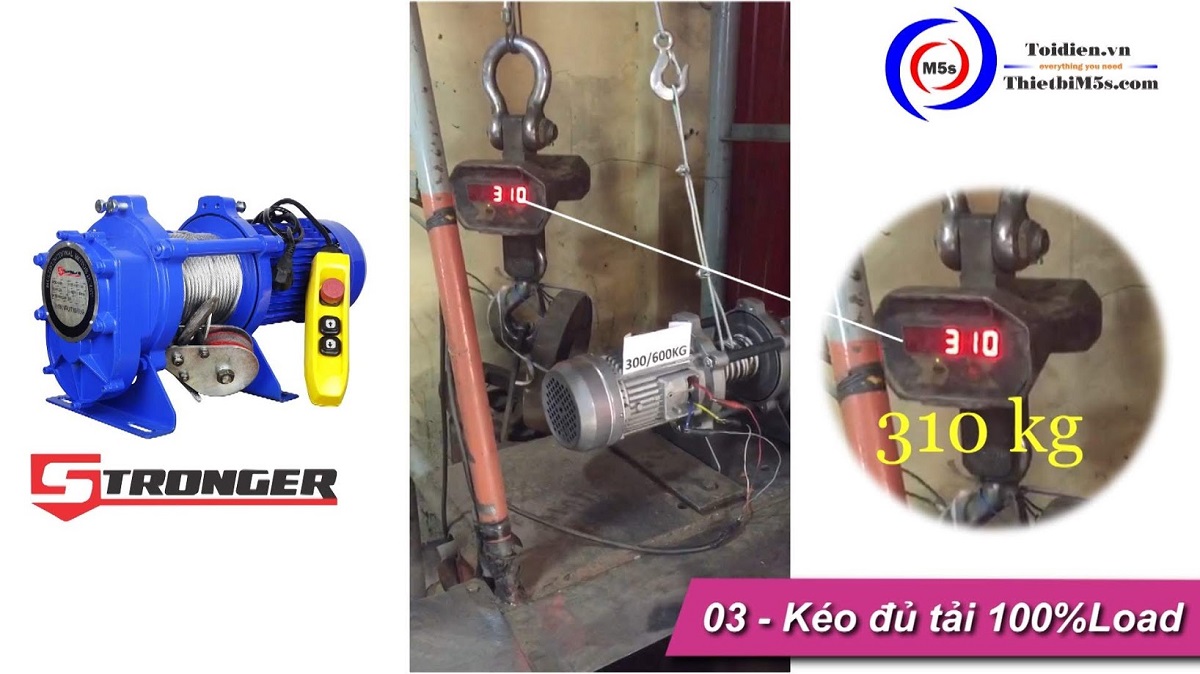 Máy tời xây dựng Stronger Máy tời xây dựng Stronger