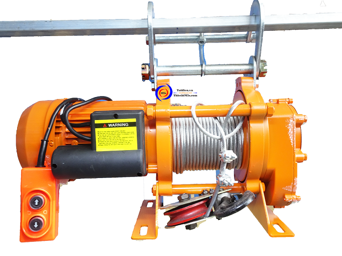 Tời điện 1 tấn - Thiết bị phù hợp sử dụng tại các công trình xây dựng