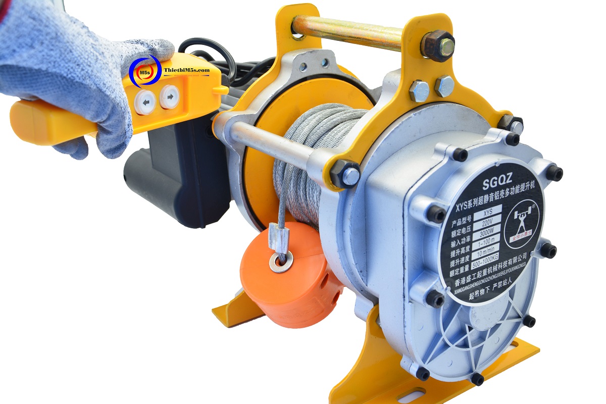 Máy tời điện 1000kg SGQZ Máy tời điện 1000kg SGQZ