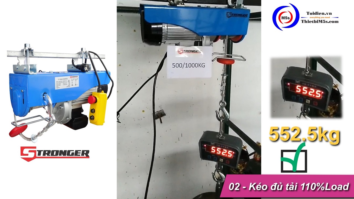 Tời điện kéo mặt đất Stronger Tời điện kéo mặt đất Stronger