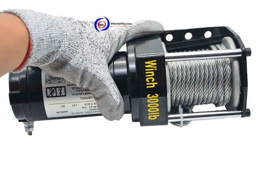 Tời kéo xe 24V 3000Lbs Tời kéo xe 24V 3000Lbs