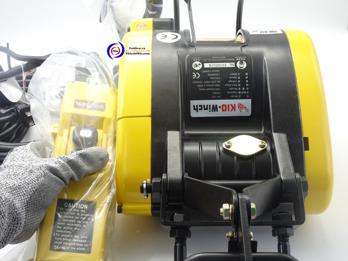 Tồn kho là điều không thể đối với tời điện mini KIO Winch Tời điện mini KIO Winch