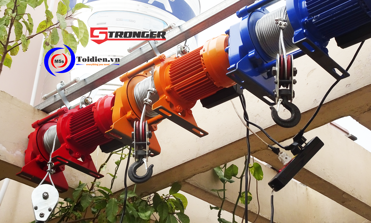 Máy tời nhanh Stronger 7 rủi ro khi sử dụng tời điện Nhật cũ kém chất lượng