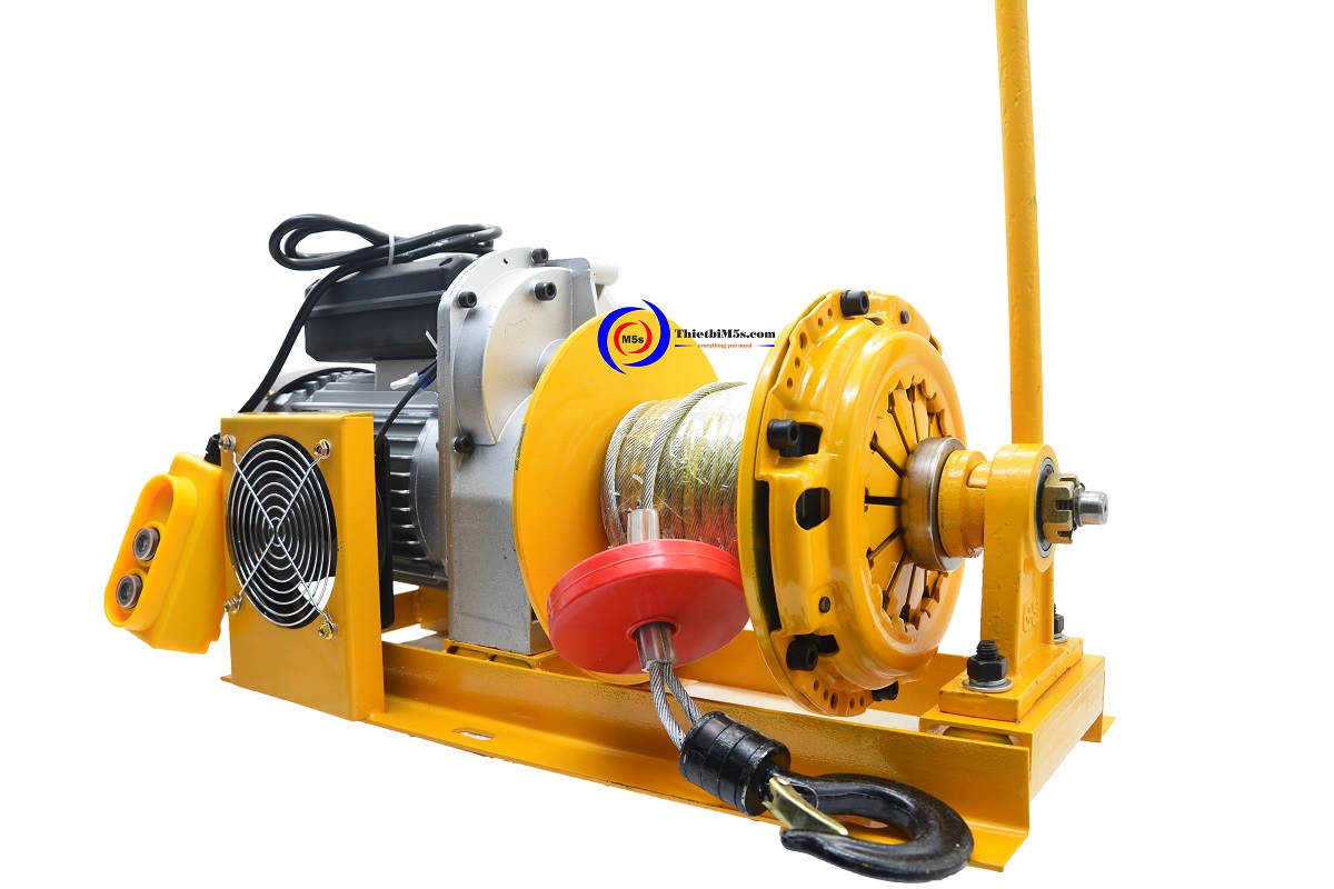 Tời kéo mặt đất có quạt