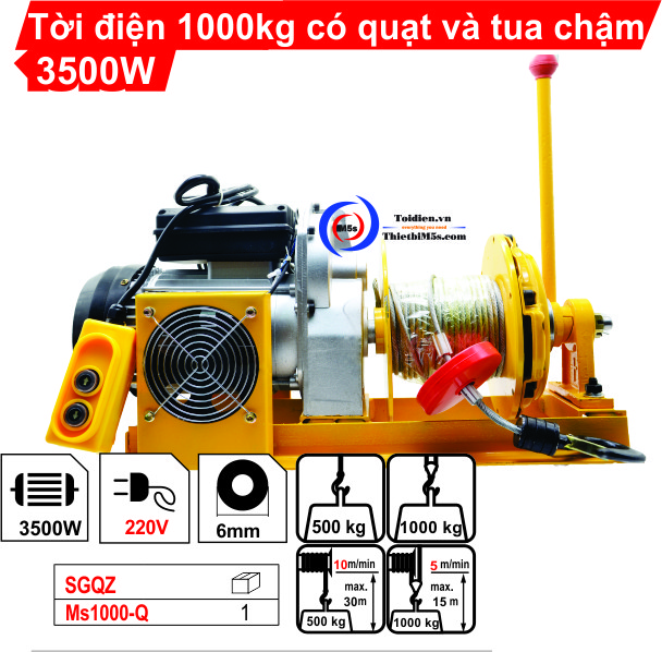 Tời điện 1 tấn Senggong