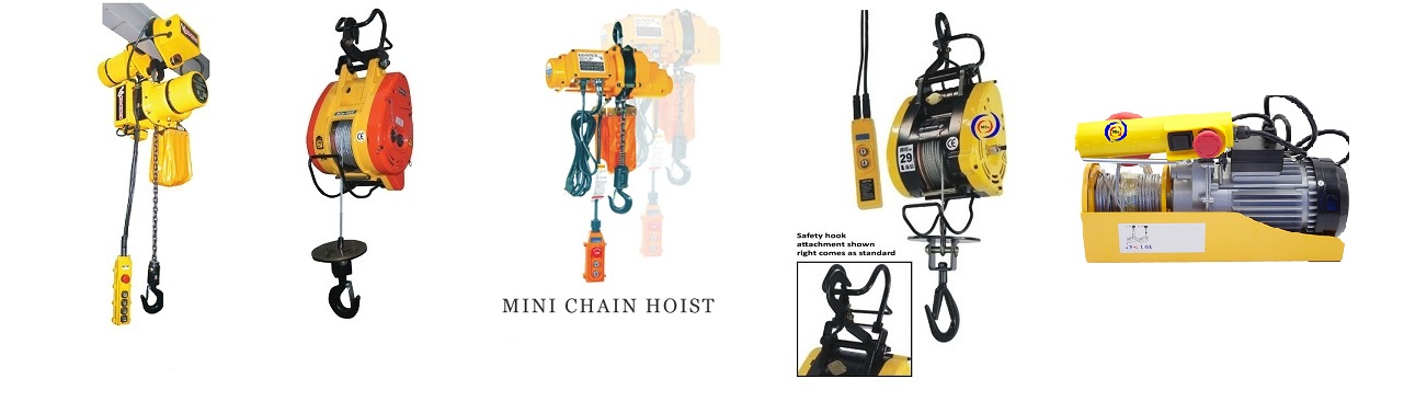 Máy tời treo mini cũ