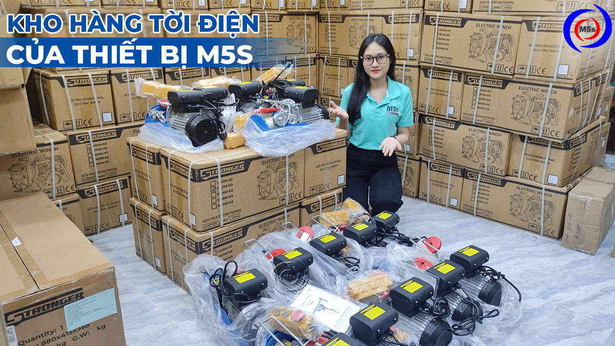 Kho hàng tời điện của Thiết Bị M5s Kho hàng tời điện của Thiết Bị M5s