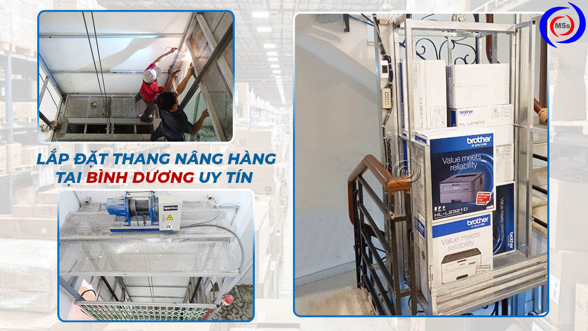 Lắp đặt thang nâng hàng tại Bình Dương Lắp đặt thang nâng hàng tại Bình Dương
