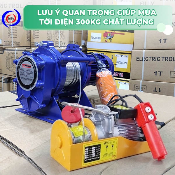 Lưu ý giúp mua máy tời 300kg chất lượng Lưu ý giúp mua máy tời 300kg chất lượng