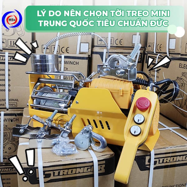 Lý do nên mua máy tời treo Trung Quốc Lý do nên mua máy tời treo Trung Quốc