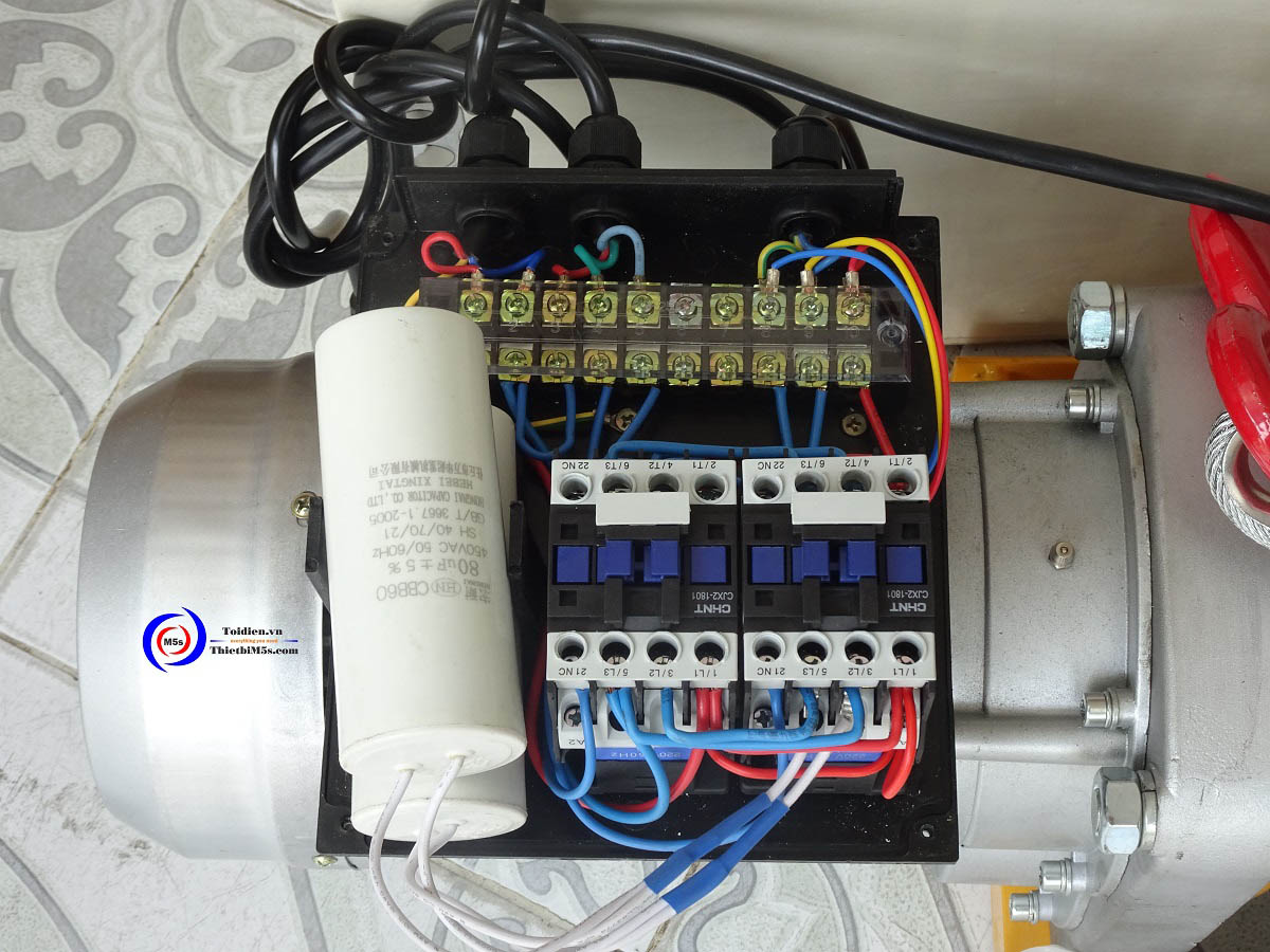 Cấu tạo bên trong động cơ tời điện Stronger Cấu tạo bên trong động cơ tời điện Stronger