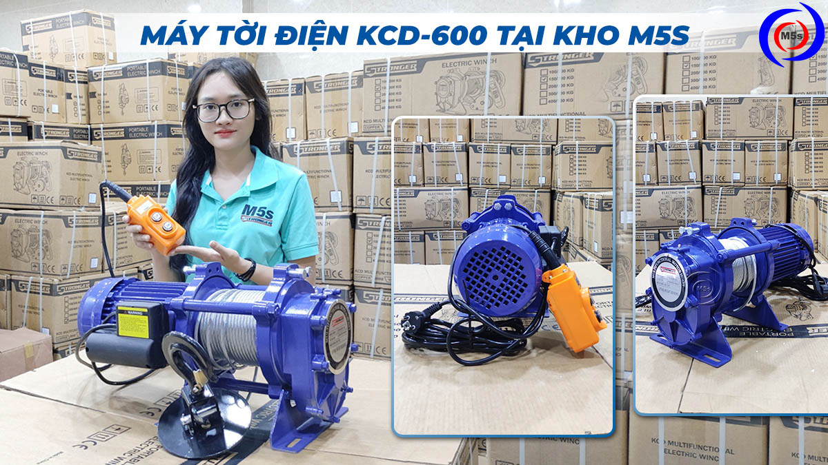 Máy tời điện đa năng KCD-600 tại kho M5s Máy tời điện đa năng KCD-600 tại kho M5s