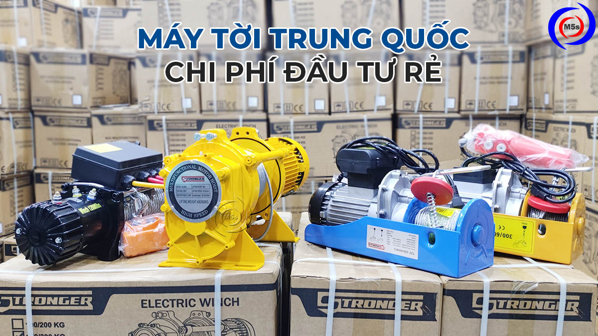 Máy tời điện Trung Quốc giá rẻ Máy tời điện Trung Quốc giá rẻ