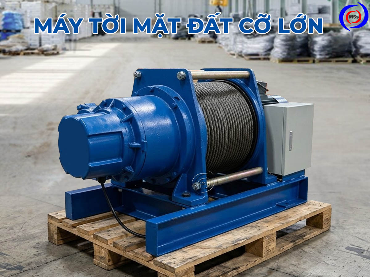 Máy tời kéo mặt đất cỡ lớn Máy tời kéo mặt đất cỡ lớn