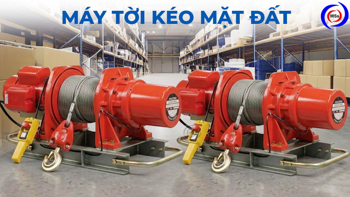 Máy tời kéo mặt đất tiết kiệm thời gian nâng hạ Máy tời kéo mặt đất tiết kiệm thời gian nâng hạ