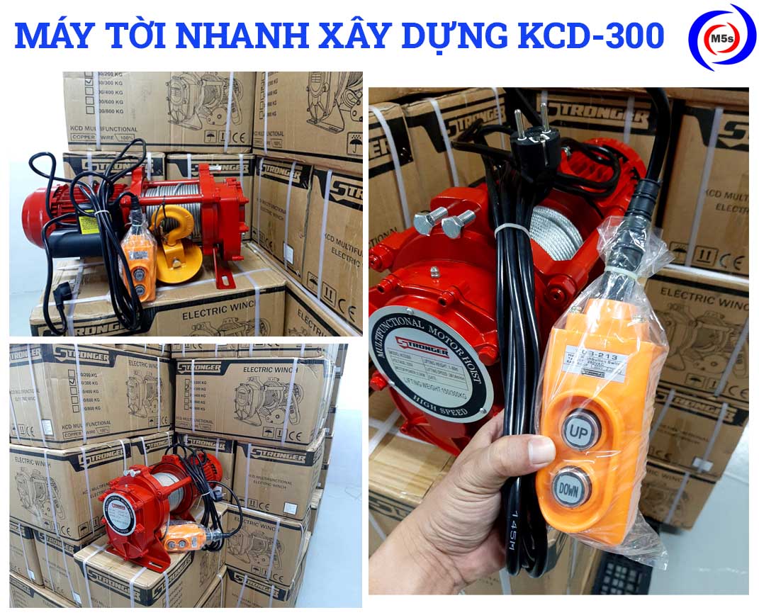 Máy tời điện đa năng KCD-300 dùng cho xây dựng Máy tời điện đa năng KCD-300 dùng cho xây dựng