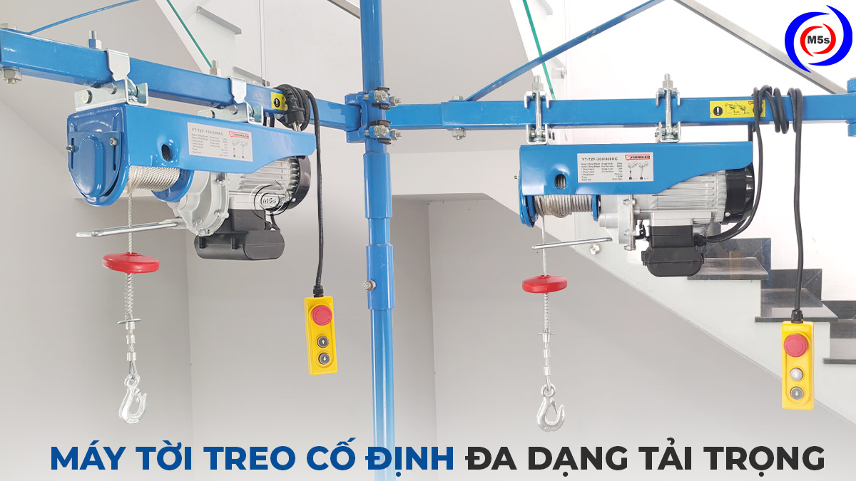 Máy tời treo cố định đa dạng tải trọng Máy tời treo cố định đa dạng tải trọng