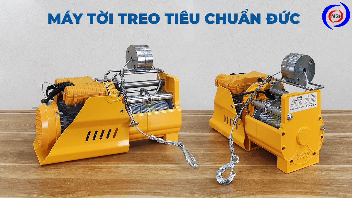 Máy tời treo tiêu chuẩn Đức Máy tời treo tiêu chuẩn Đức