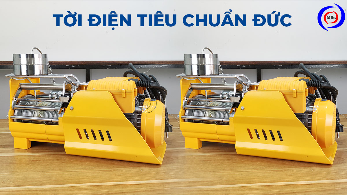 Máy tời điện trung quốc tiêu chuẩn đức Máy tời điện trung quốc tiêu chuẩn đức