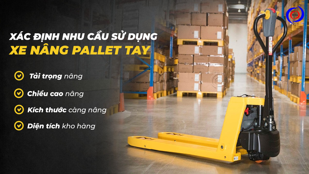 Xe nâng pallet tay Xe nâng pallet tay
