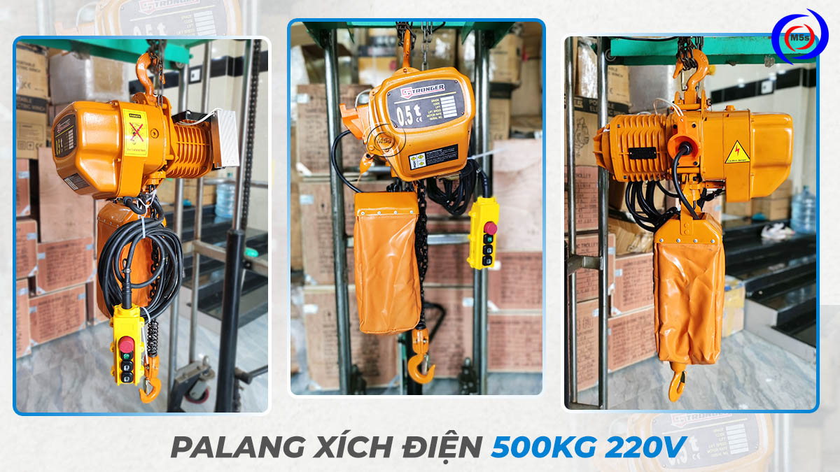 Palang xích điện 500kg 220V Stronger Palang xích điện 500kg 220V Stronger