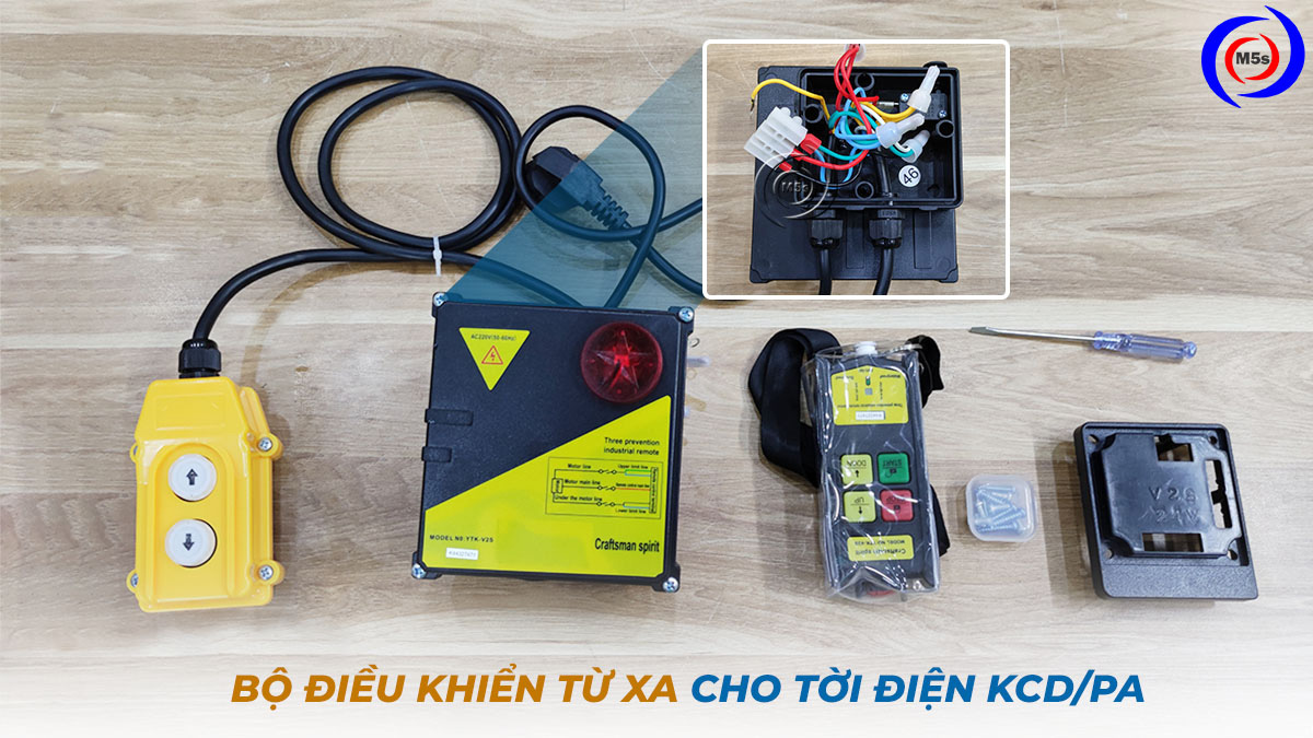 Bộ điều khiển từ xa cho máy tời điện KCD/PA Bộ điều khiển từ xa cho máy tời điện KCD/PA