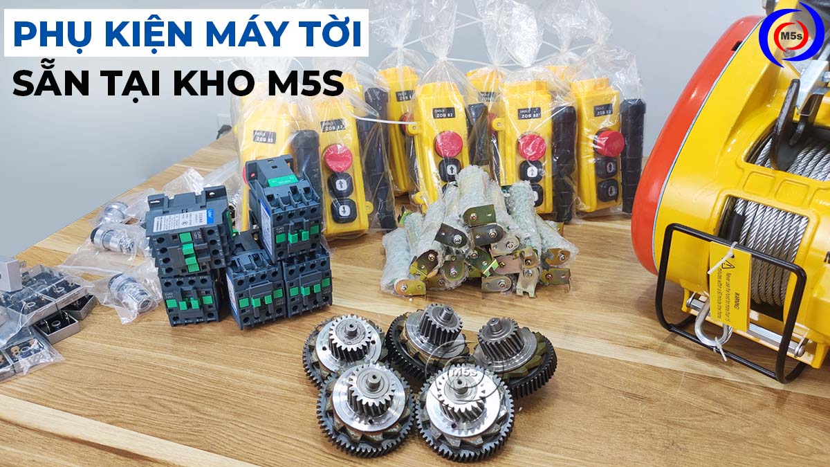 Phụ kiện máy tời điện sẵn tại kho hàng M5s Phụ kiện máy tời điện sẵn tại kho hàng M5s