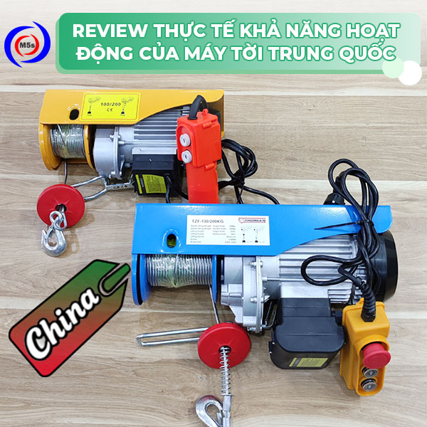 Review thực tế khả năng hoạt động của máy tời Trung Quốc Review thực tế khả năng hoạt động của máy tời Trung Quốc