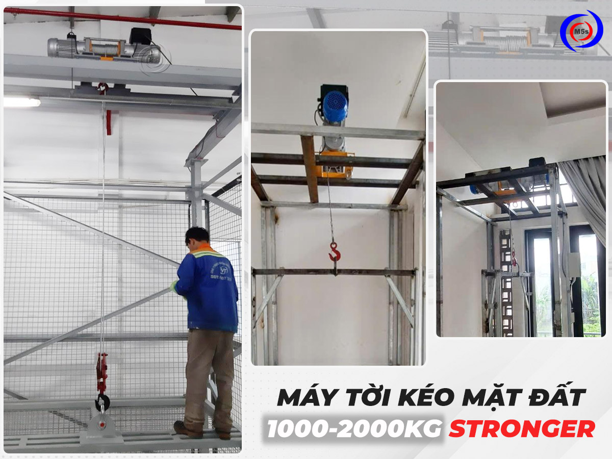Tời xây dựng Stronger 1000/2000kg Tời xây dựng Stronger 1000/2000kg