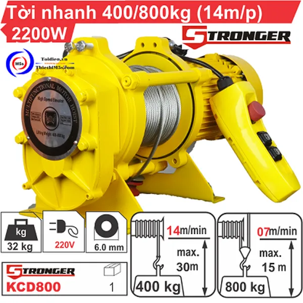 5 lý do nên chọn mua tời kéo mặt đất giá rẻ