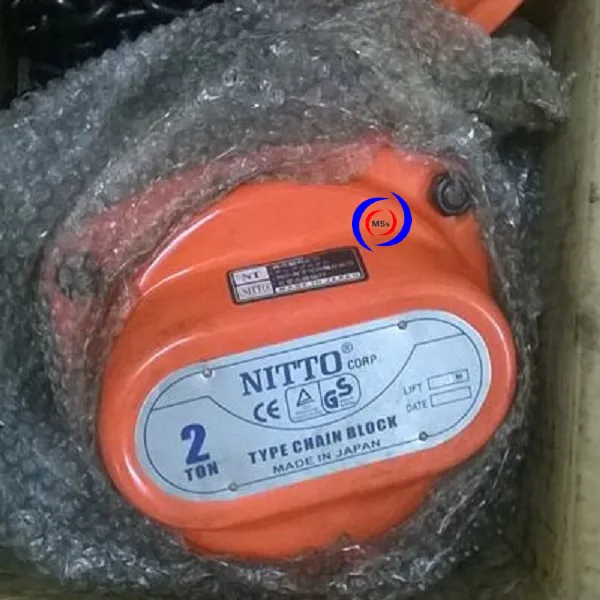 PALĂNG KÉO TAY 2 TẤN 3M  NITTO